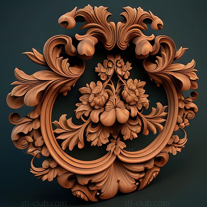 3D model st baroque (STL)